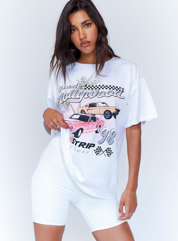 Biker Short White