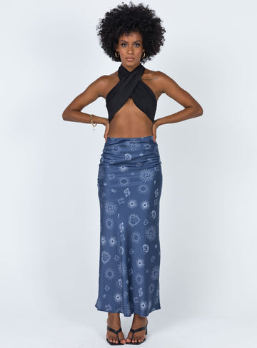 Miller Midi Skirt Blue