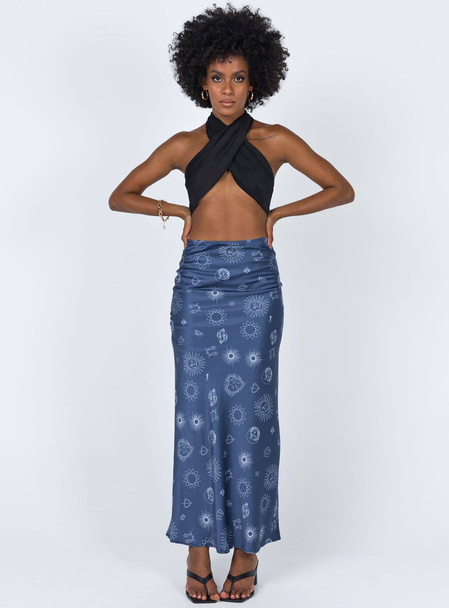 Miller Midi Skirt Blue