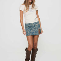 Pravara Mini Skirt Ornate