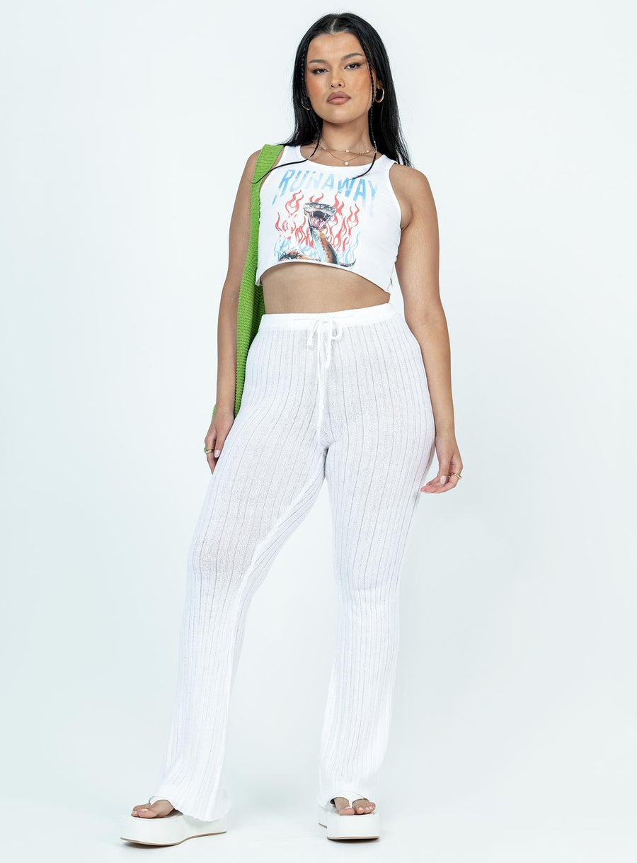 Santorini Knit Pant Ivory