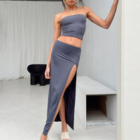 Lowell Maxi Skirt Grey