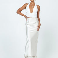 Kamden Midi Skirt Cream