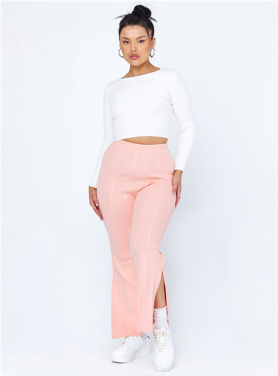 Philipa Knit Pants Pink