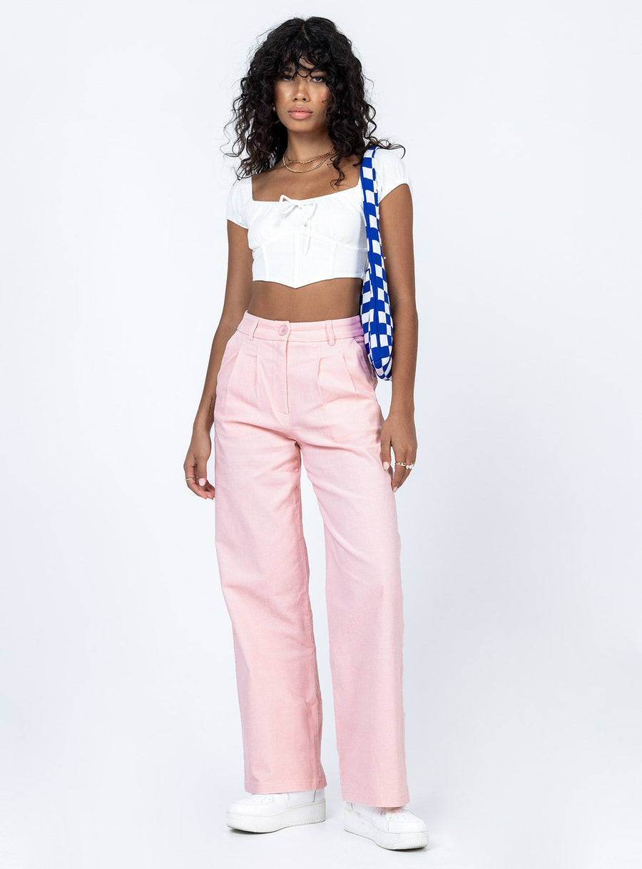 Archer Pants Corduroy Pink