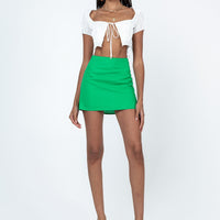 Kariss Mini Skirt Green