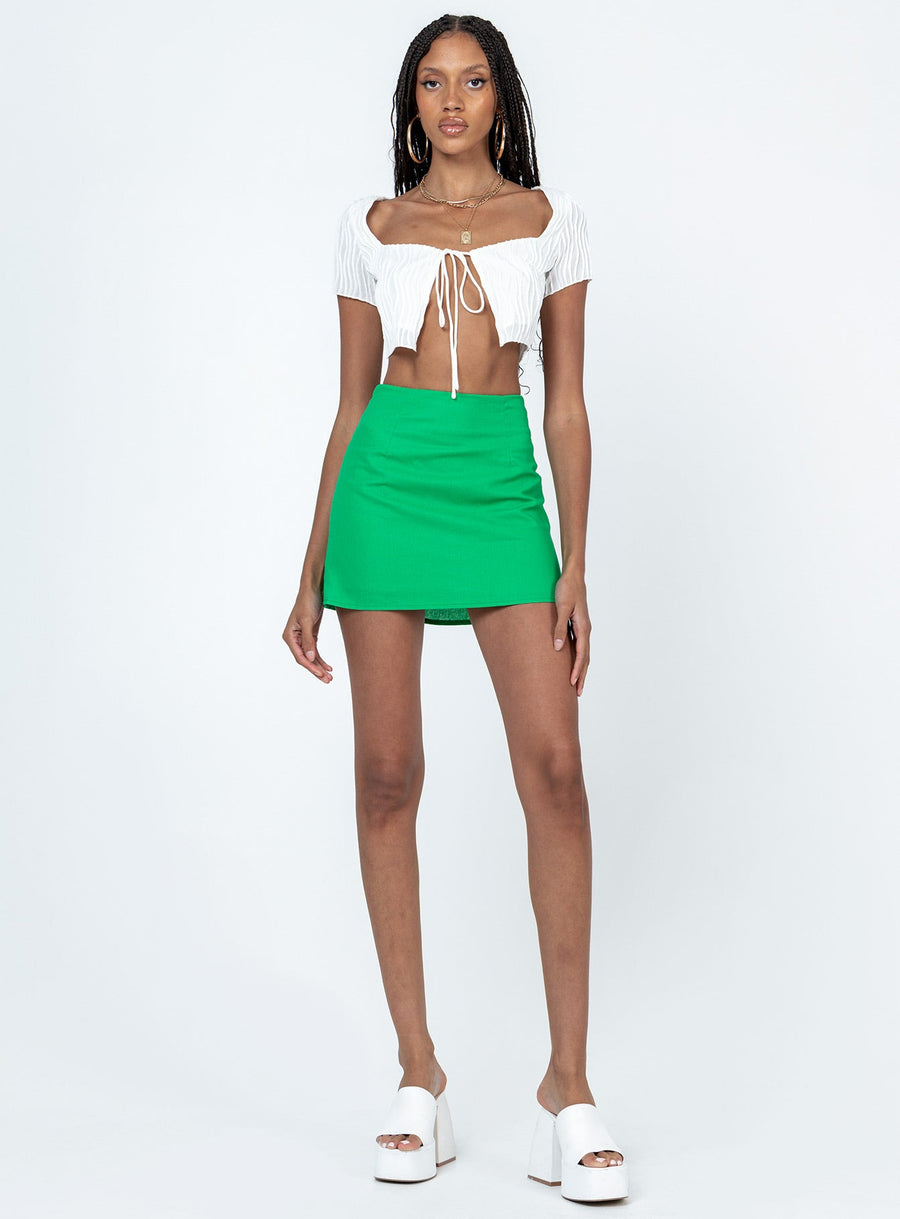 Kariss Mini Skirt Green
