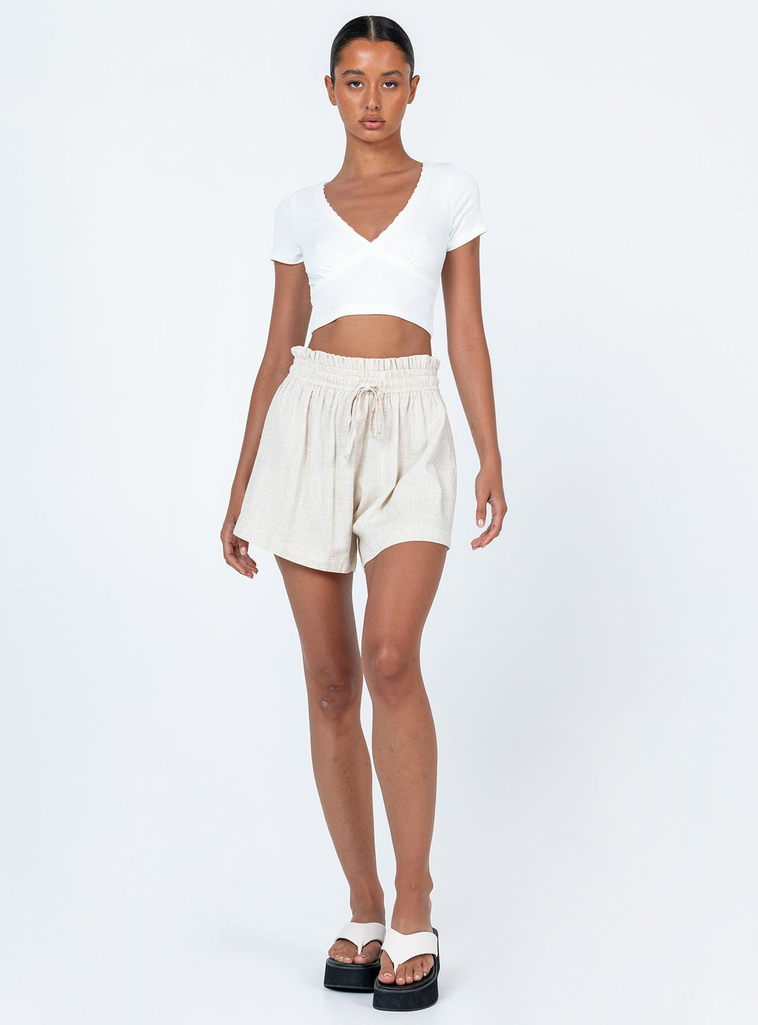 Sarah Shorts Beige
