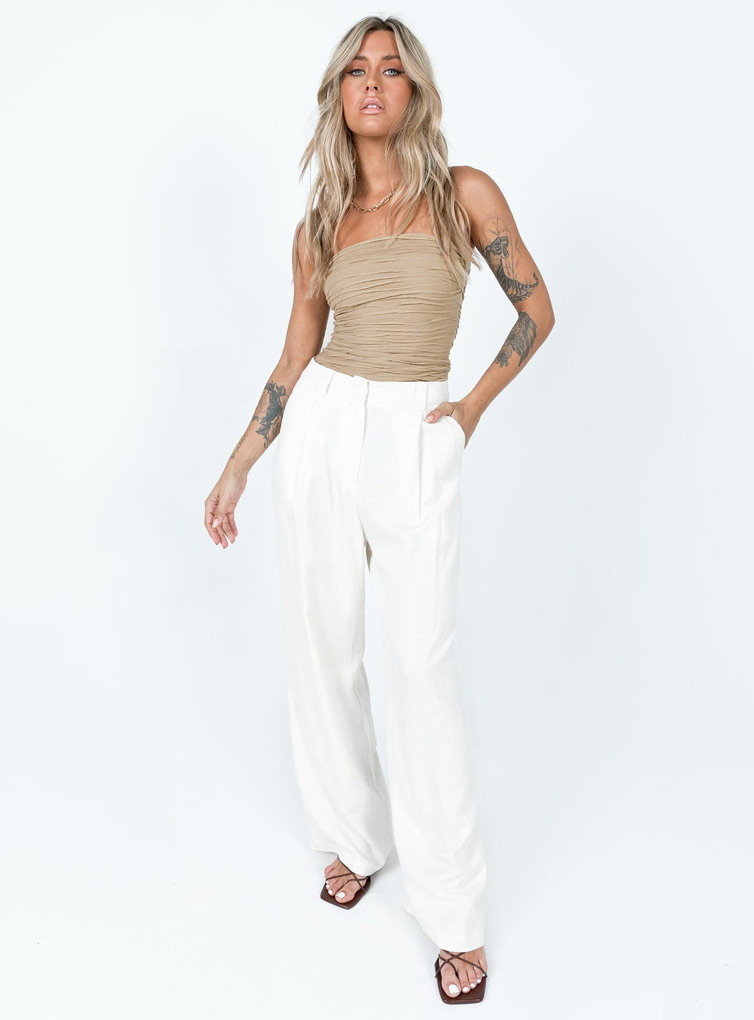 La Quinta Pant Off White