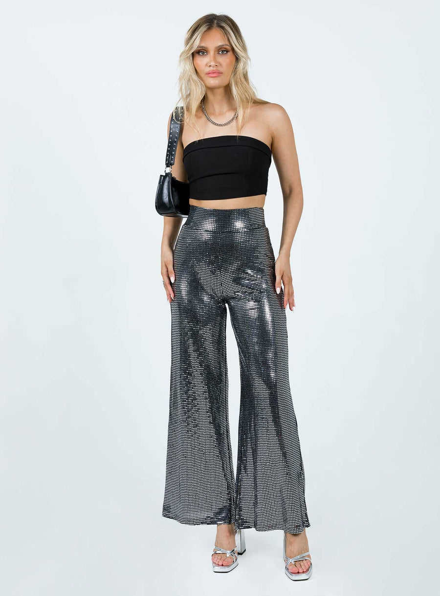 Nemara Pants Black/Silver