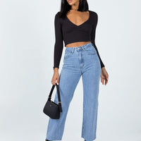 Damika Wide Leg Denim Jeans