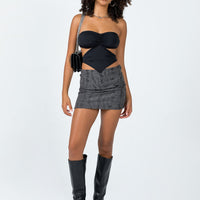 Conan Mini Skirt Black