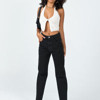 Harrow Straight Leg Denim Jeans Black