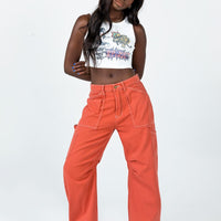 Miami Vice Pants Red