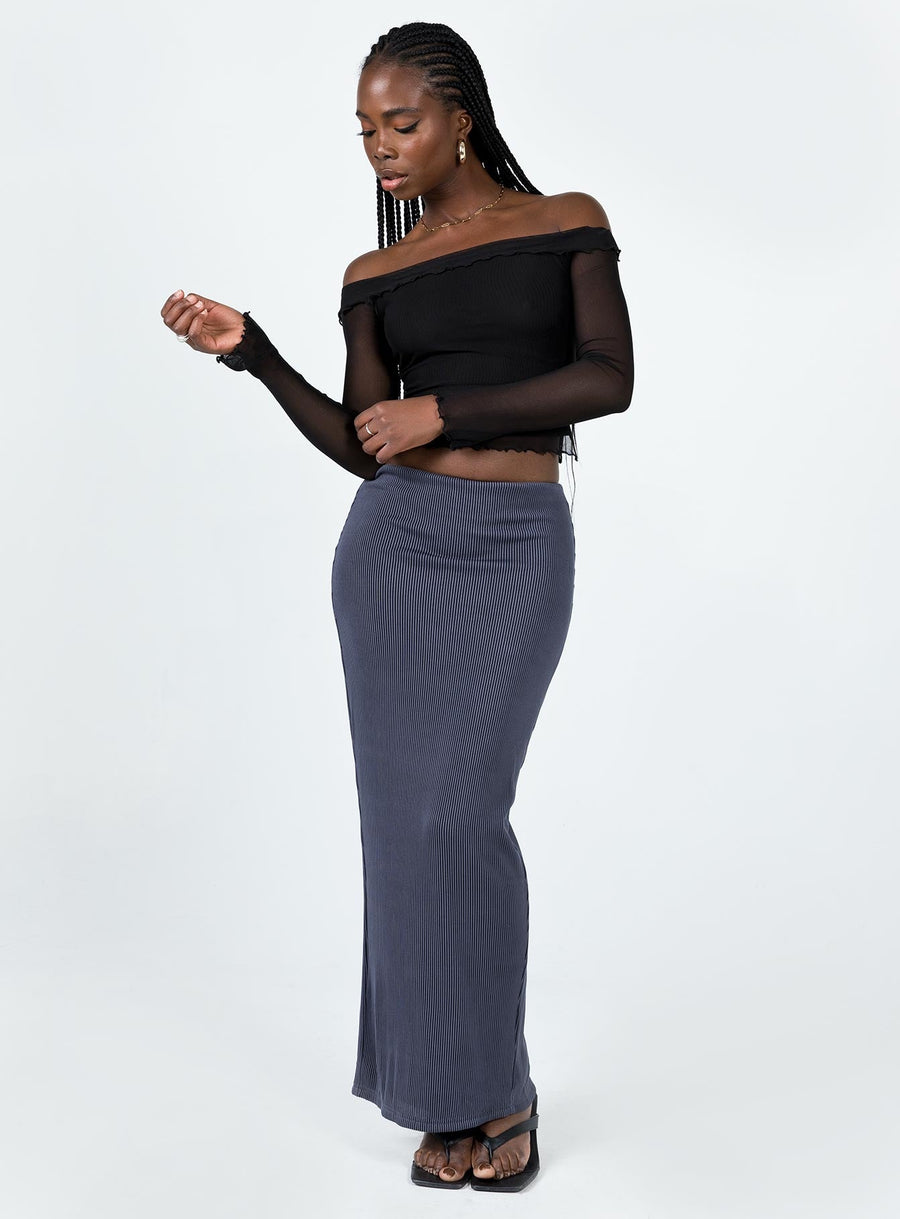 Salte Maxi Skirt Slate