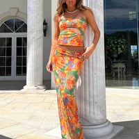 Hillcrest Floral Maxi Skirt Multi