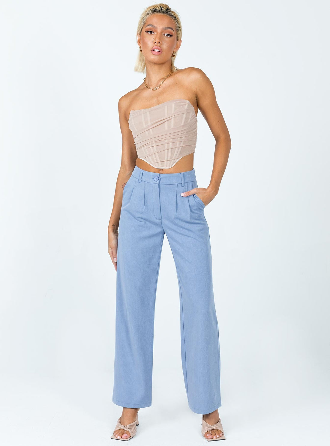 Archer Pants Blue