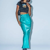 Medika Midi Skirt Teal