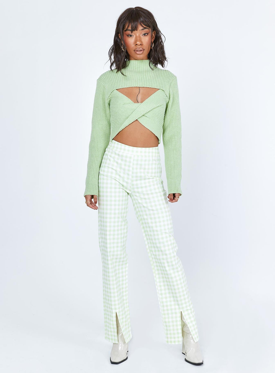 Shayla Pants White