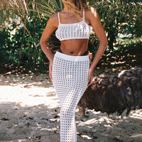 Krizia Maxi Skirt White