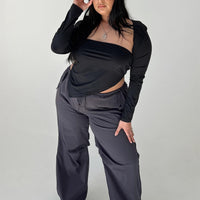 Snow Parachute Pants Slate Curve