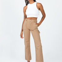 Carpenter Straight Leg Jeans Brown