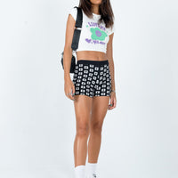 Fletcher Knit Bike Shorts Black