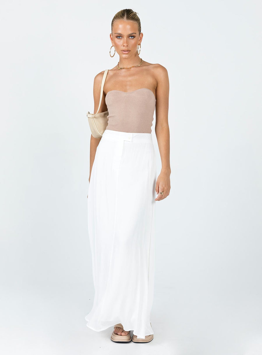 Kordin Maxi Skirt White