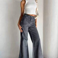 Dream Big Wide Leg Flare Jeans Denim
