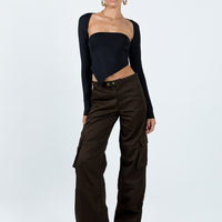 Motel Saul Trouser Dark Brown