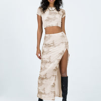 Rosie Mesh Set Beige Multi