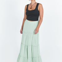 Miriah Maxi Skirt Sage