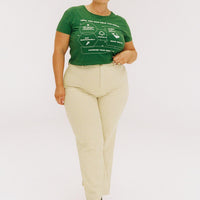 Carter Pants Beige Curve