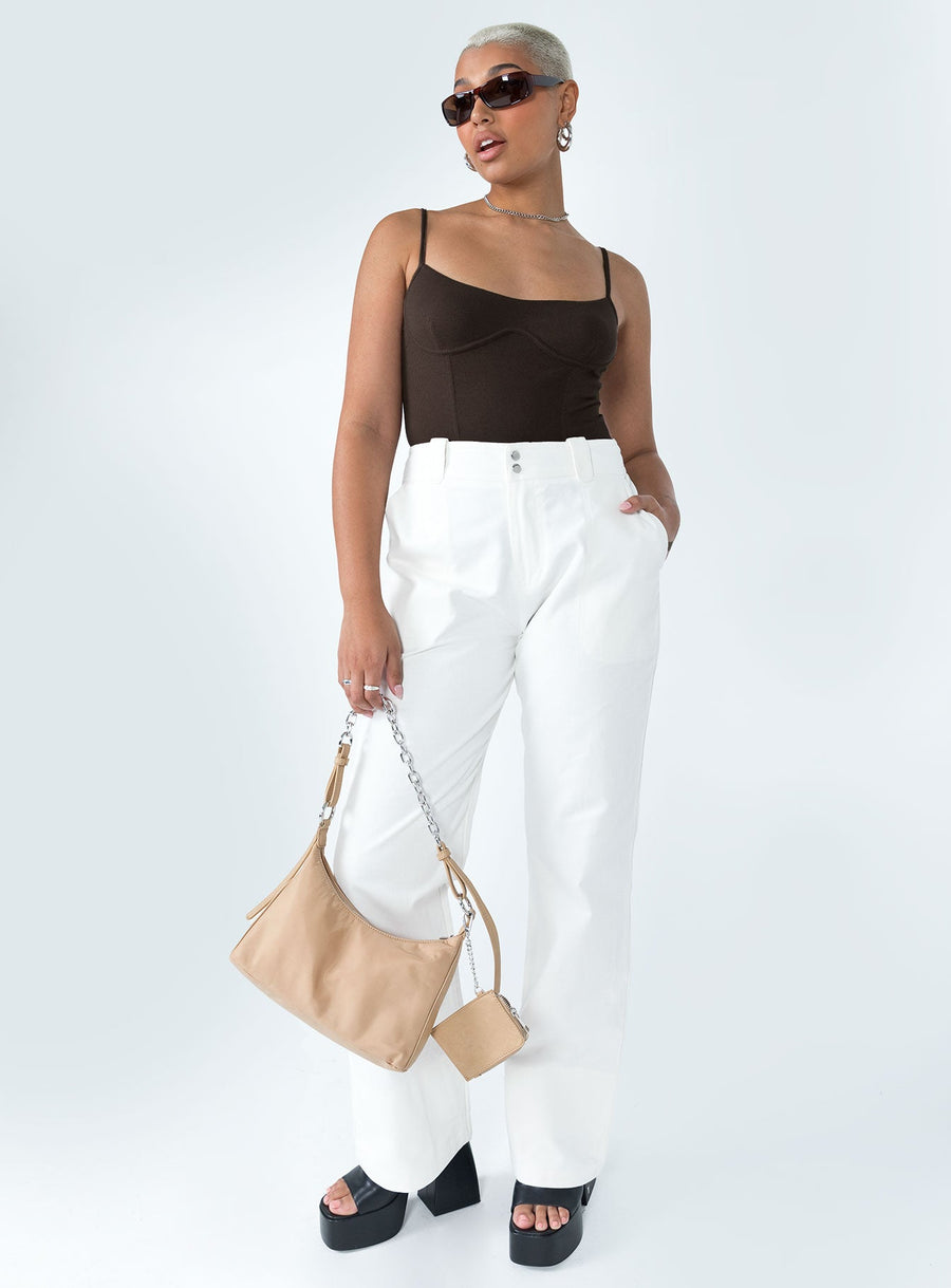The Burton Pants White
