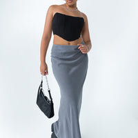 Jodie Maxi Skirt Grey