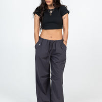 Snow Parachute Pants Slate Petite