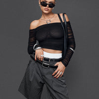 In Office Longline Shorts Grey