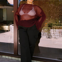 Flossie Parachute Pants Black Curve