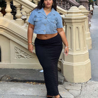 Corine Maxi Skirt Black