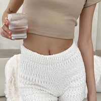 Highview Boucle Shorts White