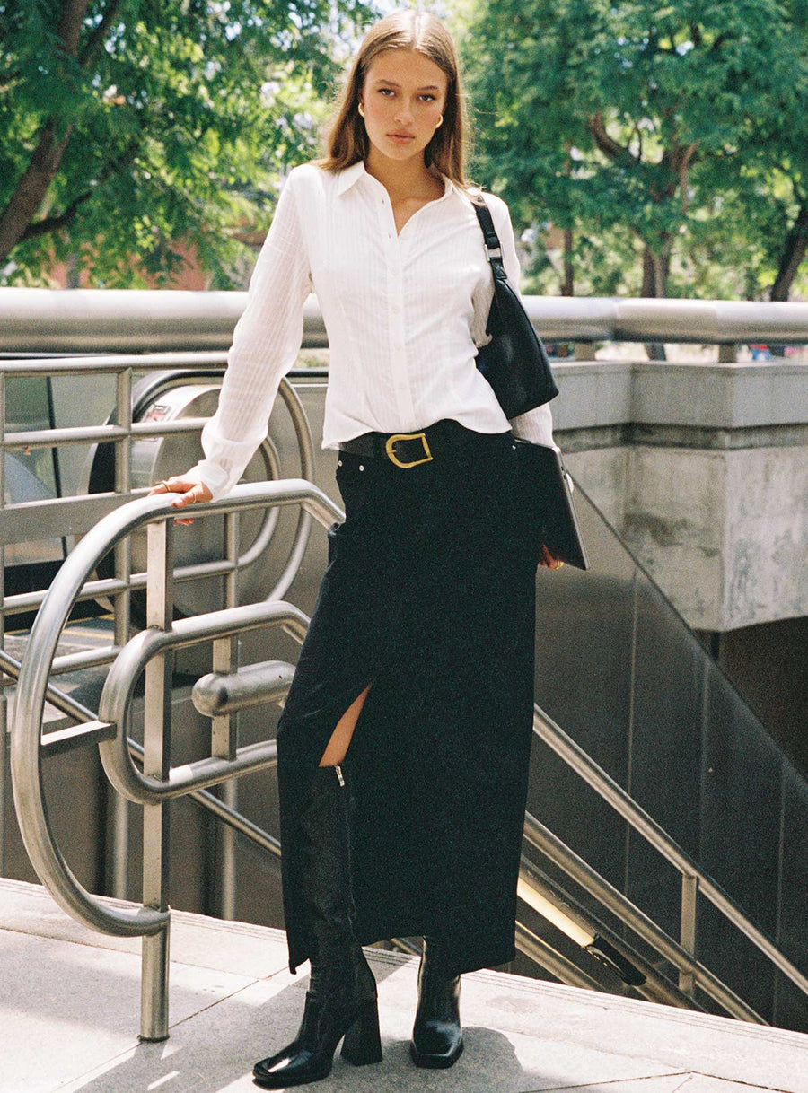 Batkins Maxi Skirt Black