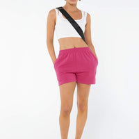 Cenzo Track Shorts Pink
