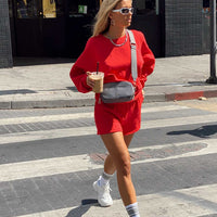 Cenzo Track Shorts Red