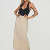 Romeria Maxi Skirt Beige