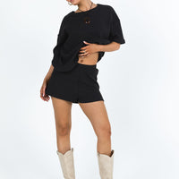 Cammie Knit Set Black