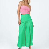 Carol Maxi Skirt Green