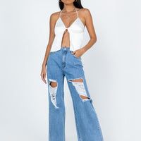 Laguna Wide Leg Denim Jeans