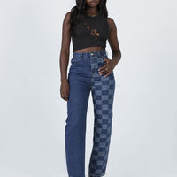 Cher Straight Leg Denim Jeans