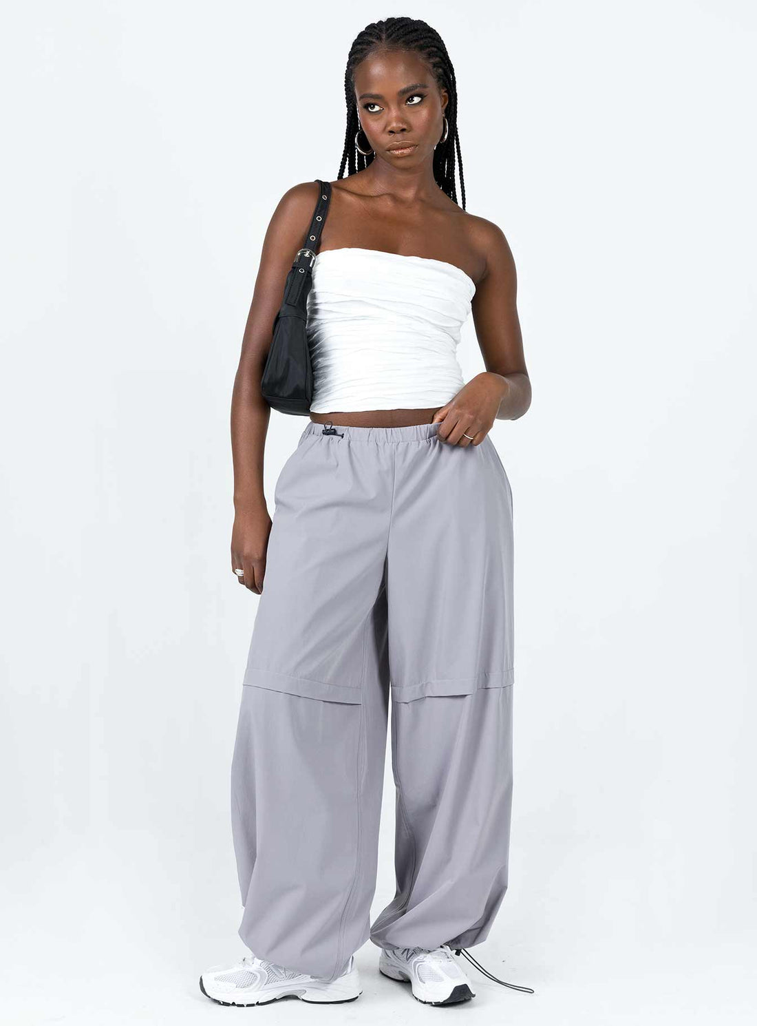 Jason Parachute Pants Grey