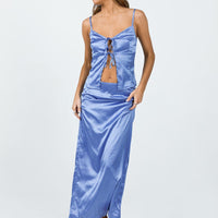 Brianne Maxi Skirt Blue